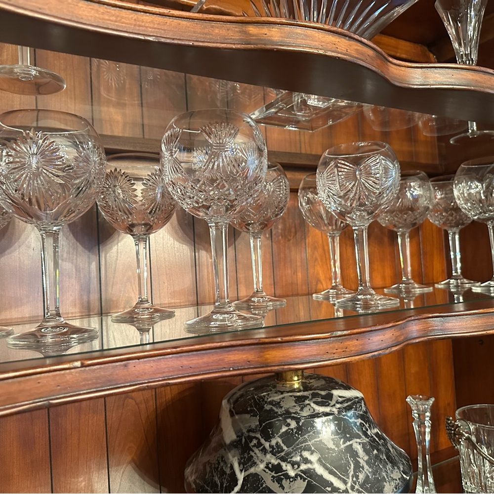 10 millennium Waterford Crystal Goblets
